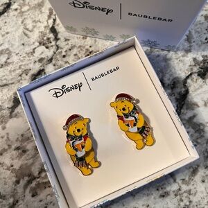 Winnie the Pooh Santa BNIB earrings